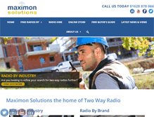 Tablet Screenshot of maximonsolutions.com